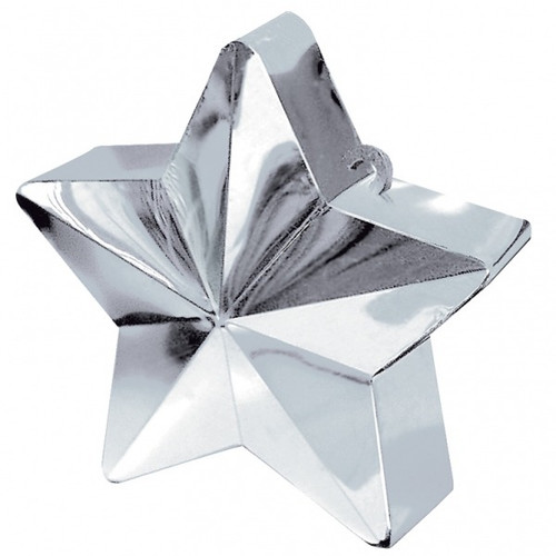 Silver Star Balloon Weight Silver Star Balloon Weight