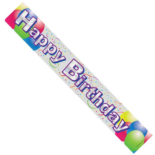 Happy Birthday Balloons Banner Happy Birthday Balloons Banner