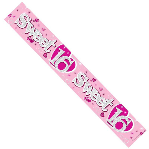 Sweet 16th Birthday Banner Sweet 16th Birthday Banner