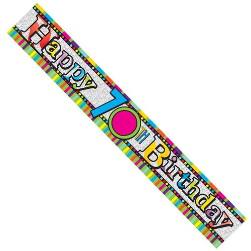 Unisex 70th Birthday Banner Unisex 70th Birthday Banner