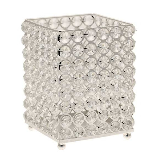  15.5cm Crystal Tank Candle Holder