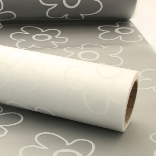 White Flower Frosted Film (80cm x 50m) White Flower Frosted Film (80cm x 50m)