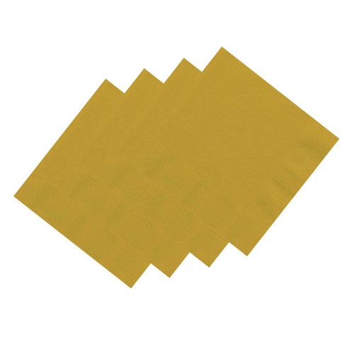 Gold Party Napkins - Pack of 20