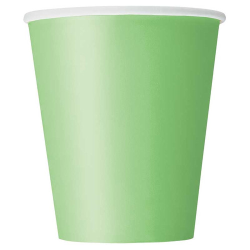 Lime Green Paper Party Cups