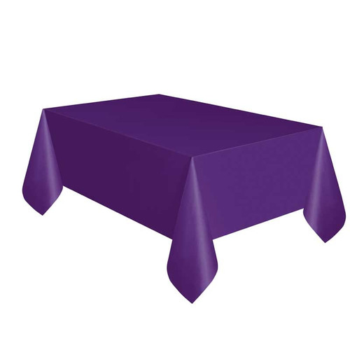 Purple Plastic Tablecover
