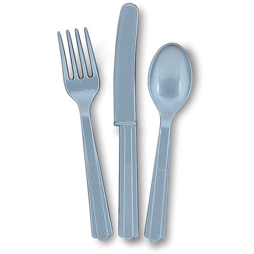 Silver Assorted Plastic Cutlery Silver Assorted Plastic Cutlery
