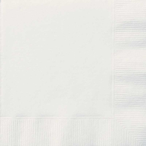 White Party Napkins - Pack of 50 White Party Napkins - Pack of 50