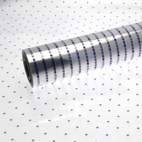Purple Dots Cellophane Purple Dots Cellophane