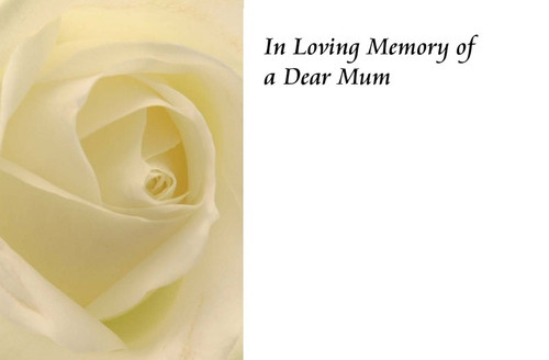In Loving Memory of a Mum Sympathy Card (x50)