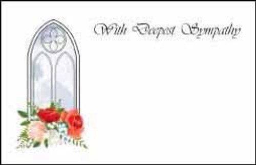 Window - With Deepest Sympathy (x50) Window - With Deepest Sympathy (x50)