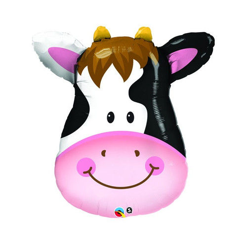 Foil Balloons Contented Cow Supershape Foil Balloons Contented Cow Supershape