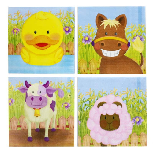 Farmyard Party Napkins Farmyard Party Napkins