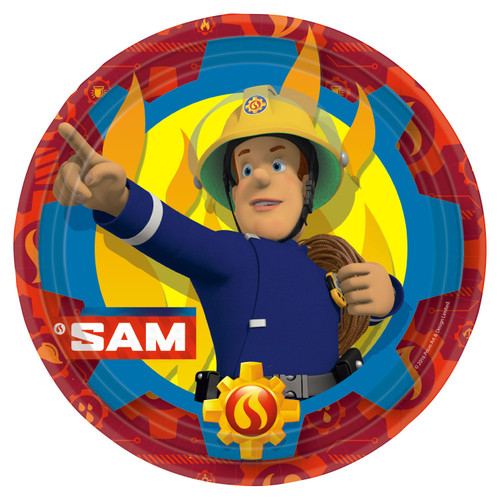 Fireman Sam Party Plates (8pk)