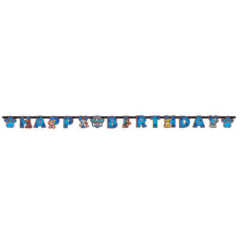 Paw Patrol Happy Birthday Letter Banner