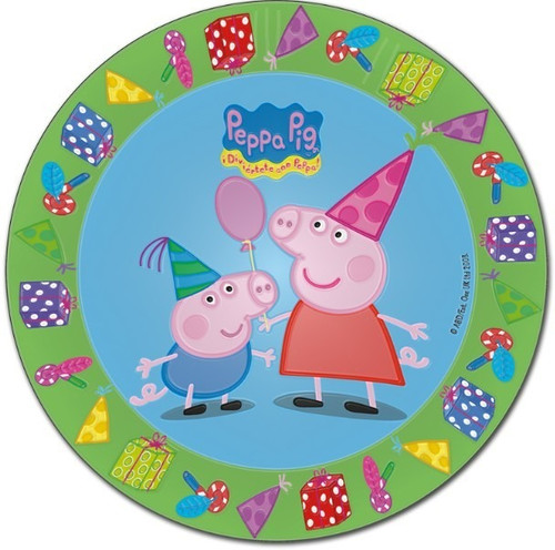 Peppa Pig Blue Party Plates (8pk)