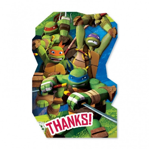 Teenage Mutant Ninja Turtles Thank You Cards