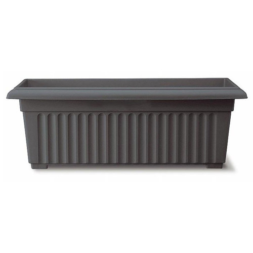 Stewart 70cm Corinthian Trough - Black Stewart 70cm Corinthian Trough - Black