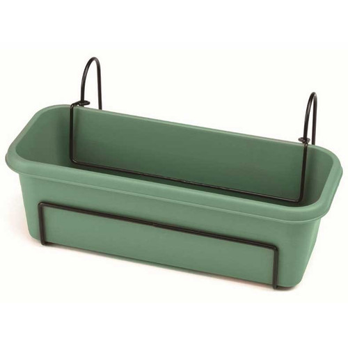 Stewart 60cm Balcony Trough Set - Green Stewart 60cm Balcony Trough Set - Green