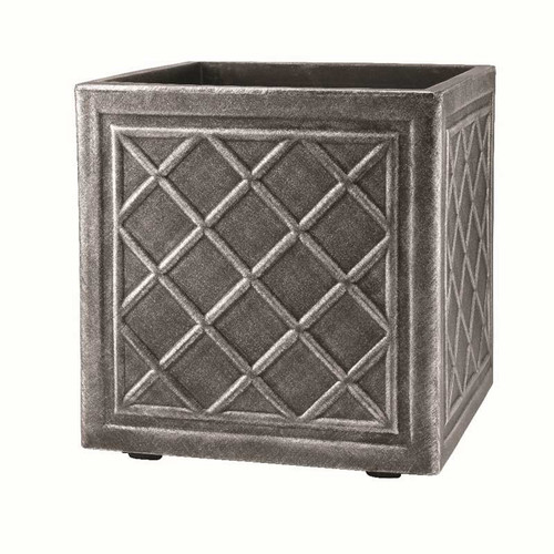 Stewart Square Lead Effect Planter - Small Stewart Square Lead Effect Planter - Small