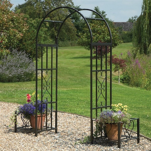 Greenhurst Huntingdon Ornamental Arch and Planters