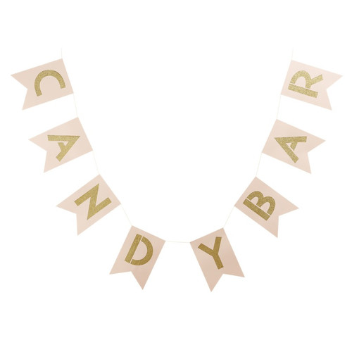Pink & Gold Candy Bar Bunting Pink & Gold Candy Bar Bunting