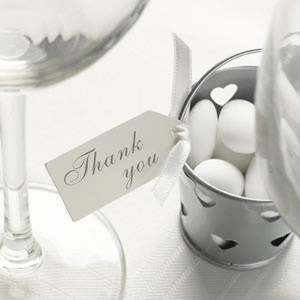 Ivory Thank You Favour Tags