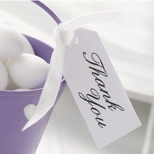 White Thank You Favour Tags