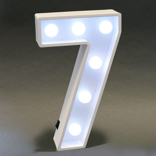 Light Up 7 Sign Light Up 7 Sign