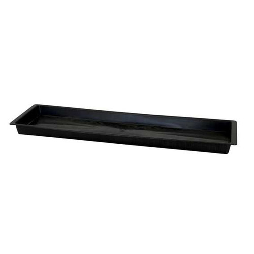 Double Floral Tray Black Double Floral Tray Black