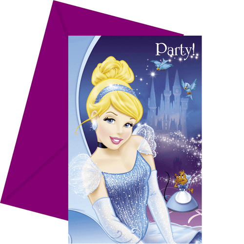 Disney Cinderella Invitations Disney Cinderella Invitations