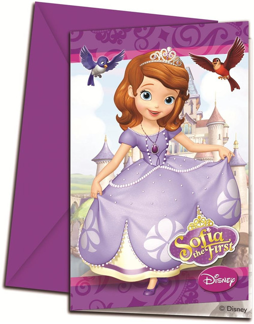 Sofia the First Party Invitations
