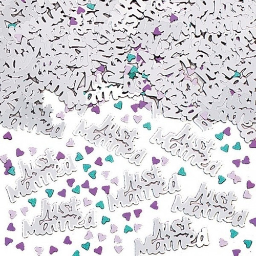 Just Married Metallic Confetti 