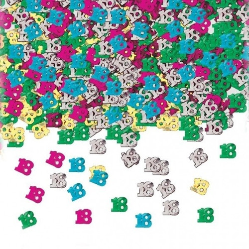 18th Birthday Multi Colours Confetti 18th Birthday Multi Colours Confetti