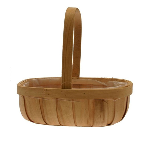 Natural Softwood Trug Basket
