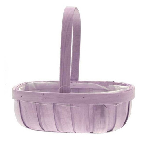 Lilac Softwood Trug Basket