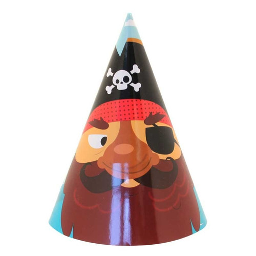 Patch Pirate Party Hats (8pk) Patch Pirate Party Hats (8pk)