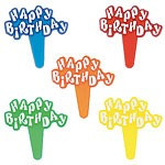 Happy Birthday Plastic Picks