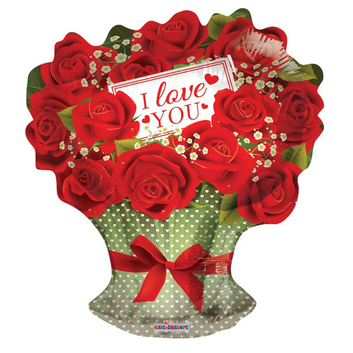 I Love You Red Roses Balloon I Love You Red Roses Balloon