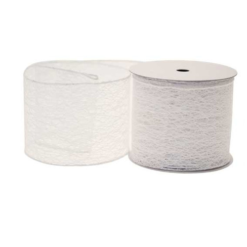 White Web Luxury Ribbon (63mm) White Web Luxury Ribbon (63mm)