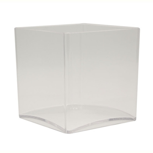 12cm Square Acrylic Vase 12cm Square Acrylic Vase