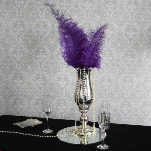 Purple Ostrich Feathers (5 Pack) Purple Ostrich Feathers (5 Pack)