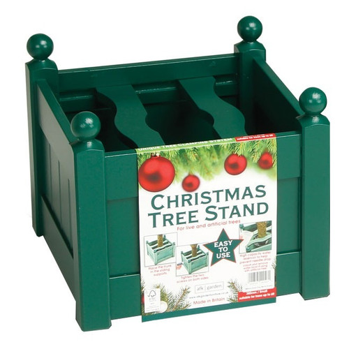 AFK Painted Christmas Tree Stand - Green