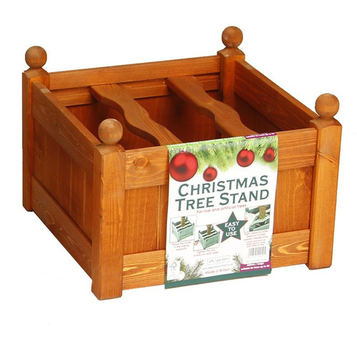 AFK Large Christmas Tree Stand - Teak Stain AFK Large Christmas Tree Stand - Teak Stain