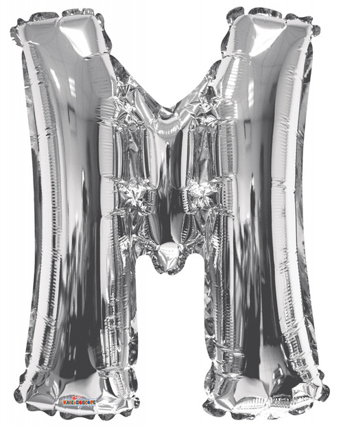 34" Letter Balloon - M - Silver 34" Letter Balloon - M - Silver