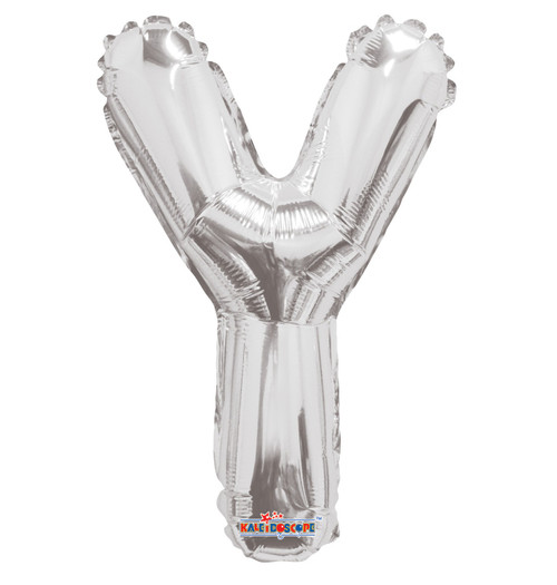 34" Letter Balloon - Y - Silver 34" Letter Balloon - Y - Silver