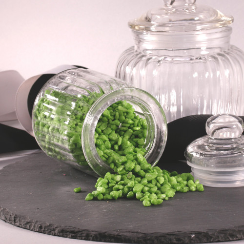 750 Gram Jar of Apple Green Pebble 750 Gram Jar of Apple Green Pebble
