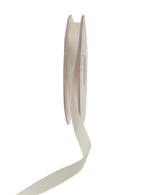 10mm Cream Satin Ribbon