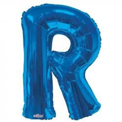 34"  Letter Balloon -  R - Blue
