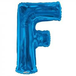 34"  Letter Balloon -  F - Blue