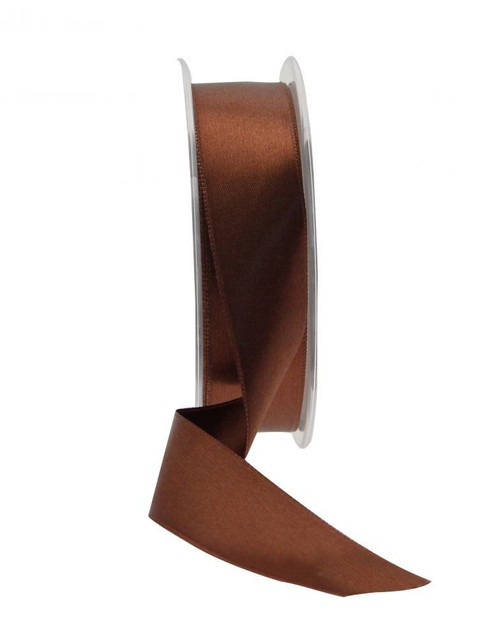 25mm Brown Satin Ribbon 25mm Brown Satin Ribbon